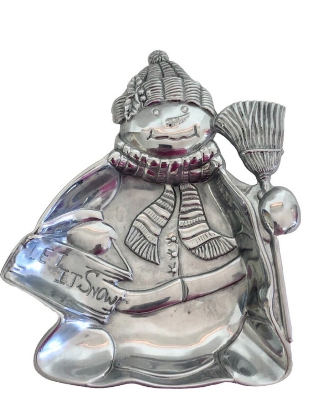 Lenox Snowman Candy Tray